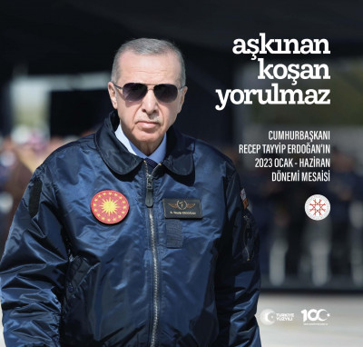 AŞKINAN KOŞAN YORULMAZ CUMHURBAŞKANI RECEP TAYYİP ERDOĞAN’IN 2023 OCAK - HAZİRAN DÖNEMİ MESAİSİ