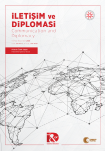 İLETİŞİM VE DİPLOMASİ FİLİSTİN ÖZEL SAYISI